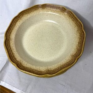 Vintage Mikasa Whole Wheat Stoneware Set of 4 Soup Salad Cereal Pasta Bowl
